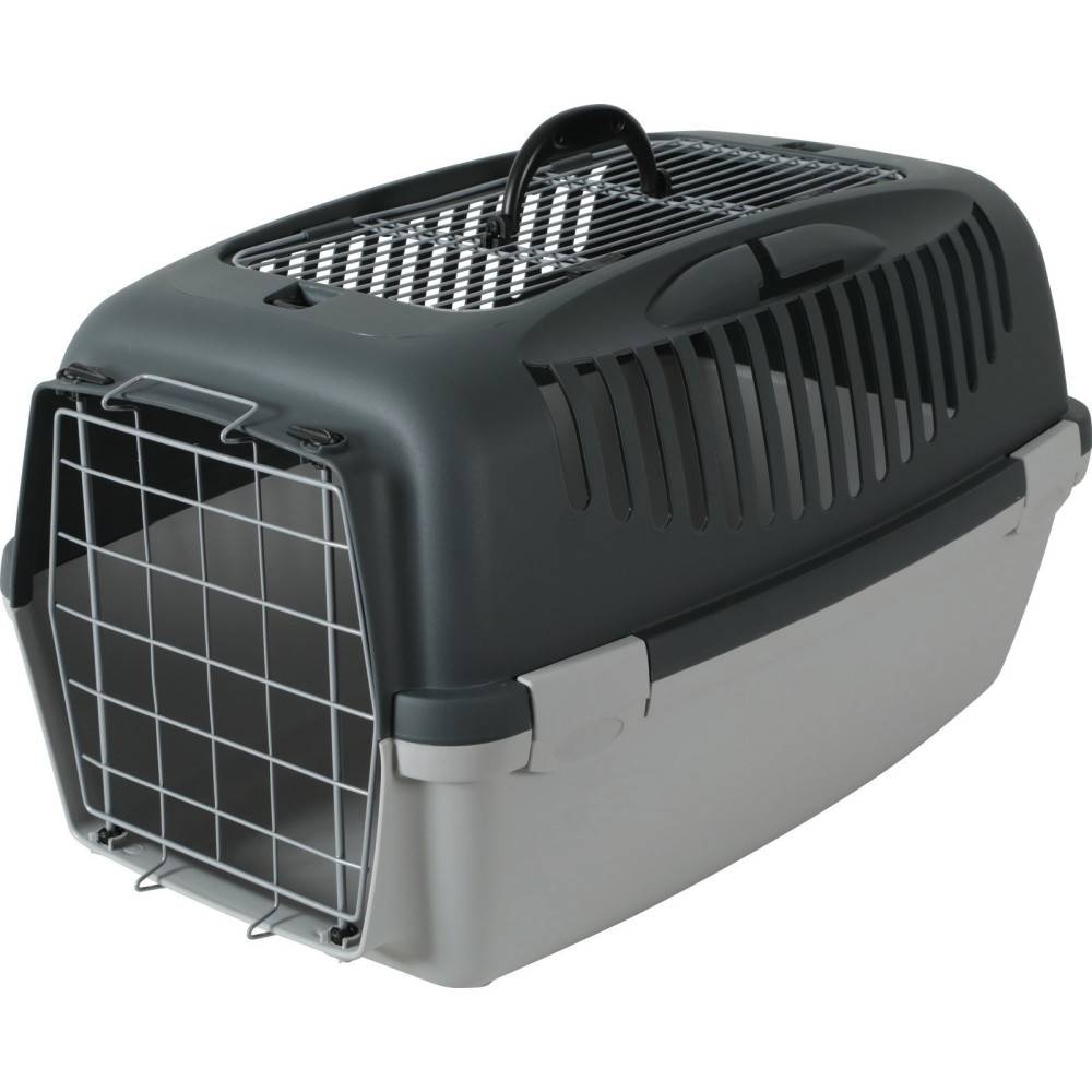 Animallparadise - cage gulliver 3, portes métal 40 x 61 x 38 cm, transport pour chien max 12 kg - Image 1