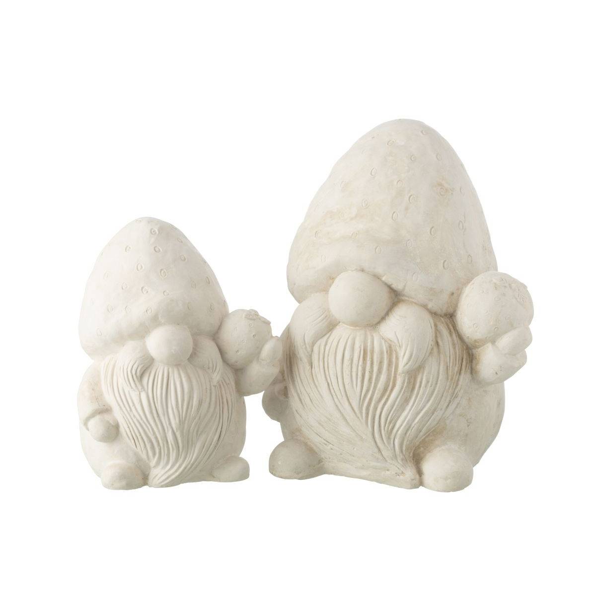 Statue Déco Extérieur "Lutin" 34cm Beige - Image 2