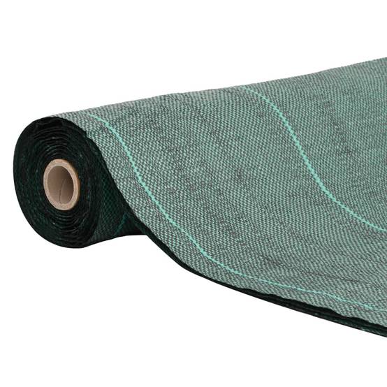Toile de paillage polypropylène pour jardin potager anti-mauvaises herbes 2x10 m Vert - ComfortXL Outdoor Living - Image 2