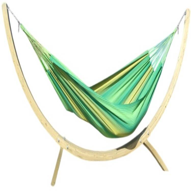 Hamac sur pied Maya XL Soleil vert - Tropical Hamac - Image 1