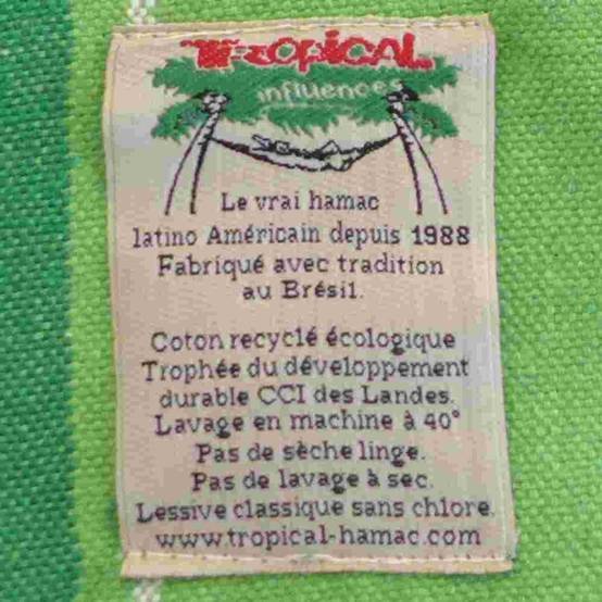 Hamac sur pied Maya XL Soleil vert - Tropical Hamac - Image 7