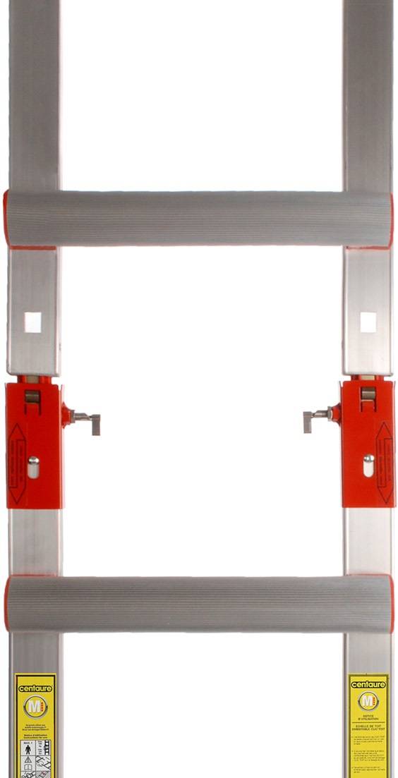 Echelle de toit aluminium écartement 33cm - 6,60 m - Image 4