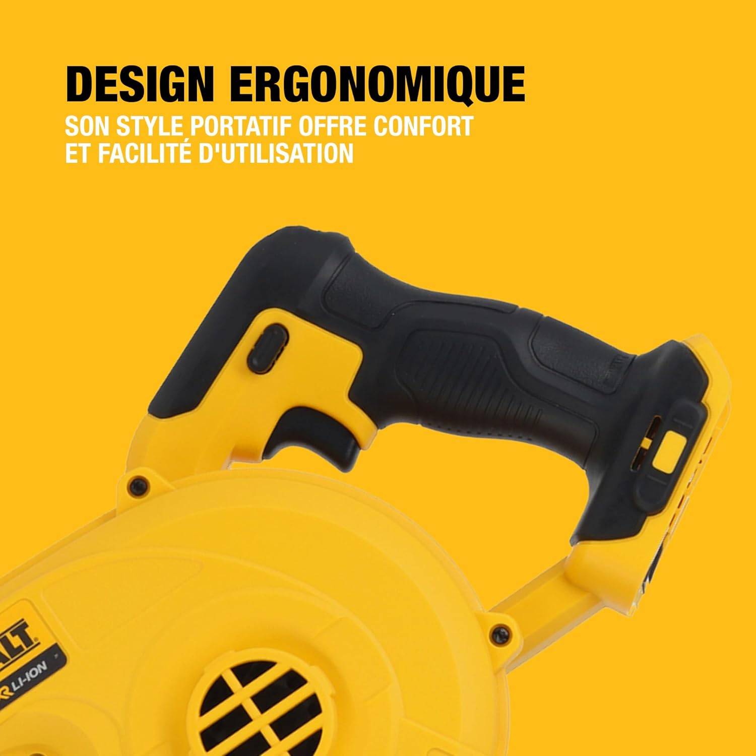 Souffleur compact XR 18 V - Sans batterie ni chargeur - DEWALT - DCV100-XJ - Image 6
