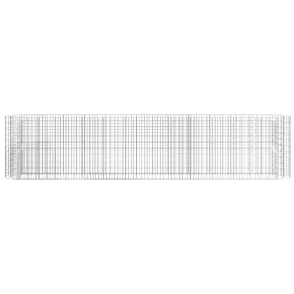 Vidaxl - Lit surélevé à gabion Fer galvanisé 470x50x100 cm vidaXL 152037 - Image 5