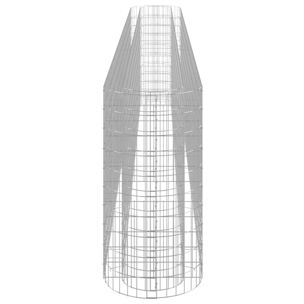 Vidaxl - Lit surélevé à gabion Fer galvanisé 470x50x100 cm vidaXL 152037 - Image 6
