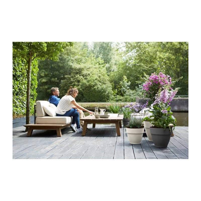 Elho - Pot De Fleurs Rond Vibia - Plastique Réservoir - ø40 - Blanc - Image 6