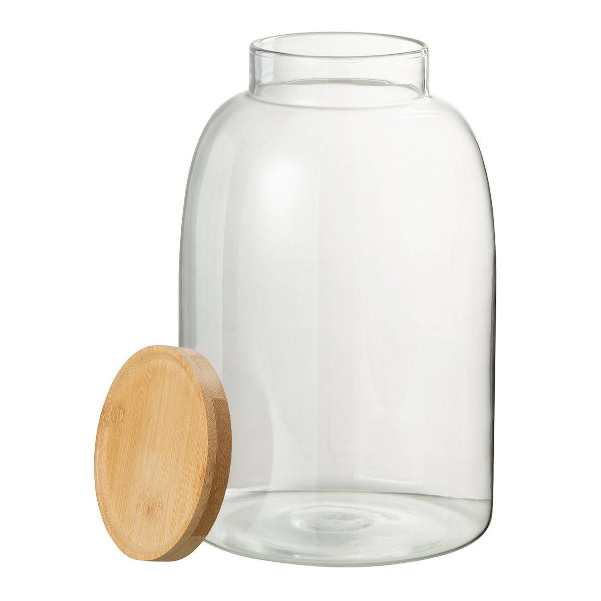 J-Line - Bocal de Conservation en Verre "Tom" 3,2L Transparent - Image 2