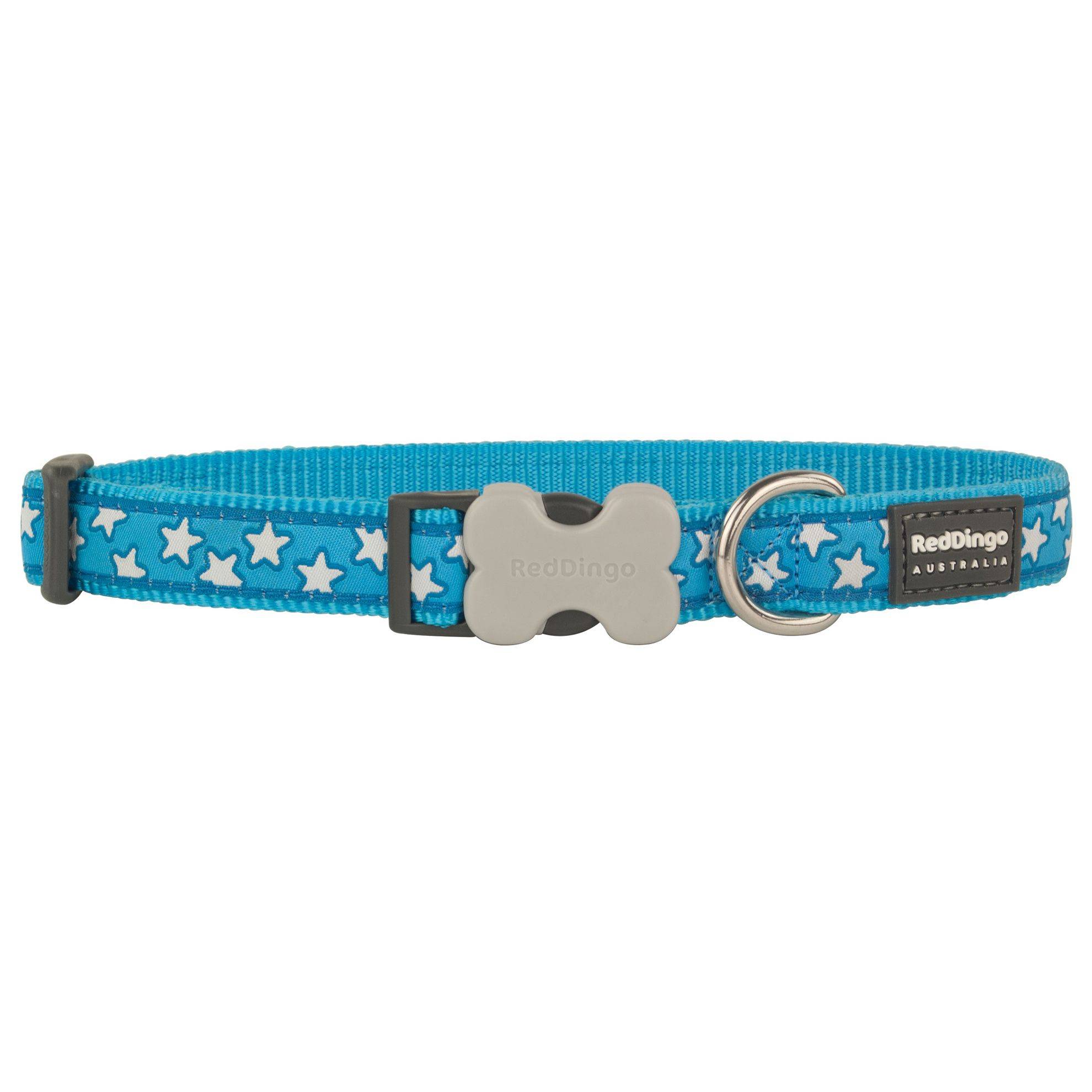 Collier chien Red Dingo Fantaisie bleu motifs étoiles Taille : T3 RED DINGO