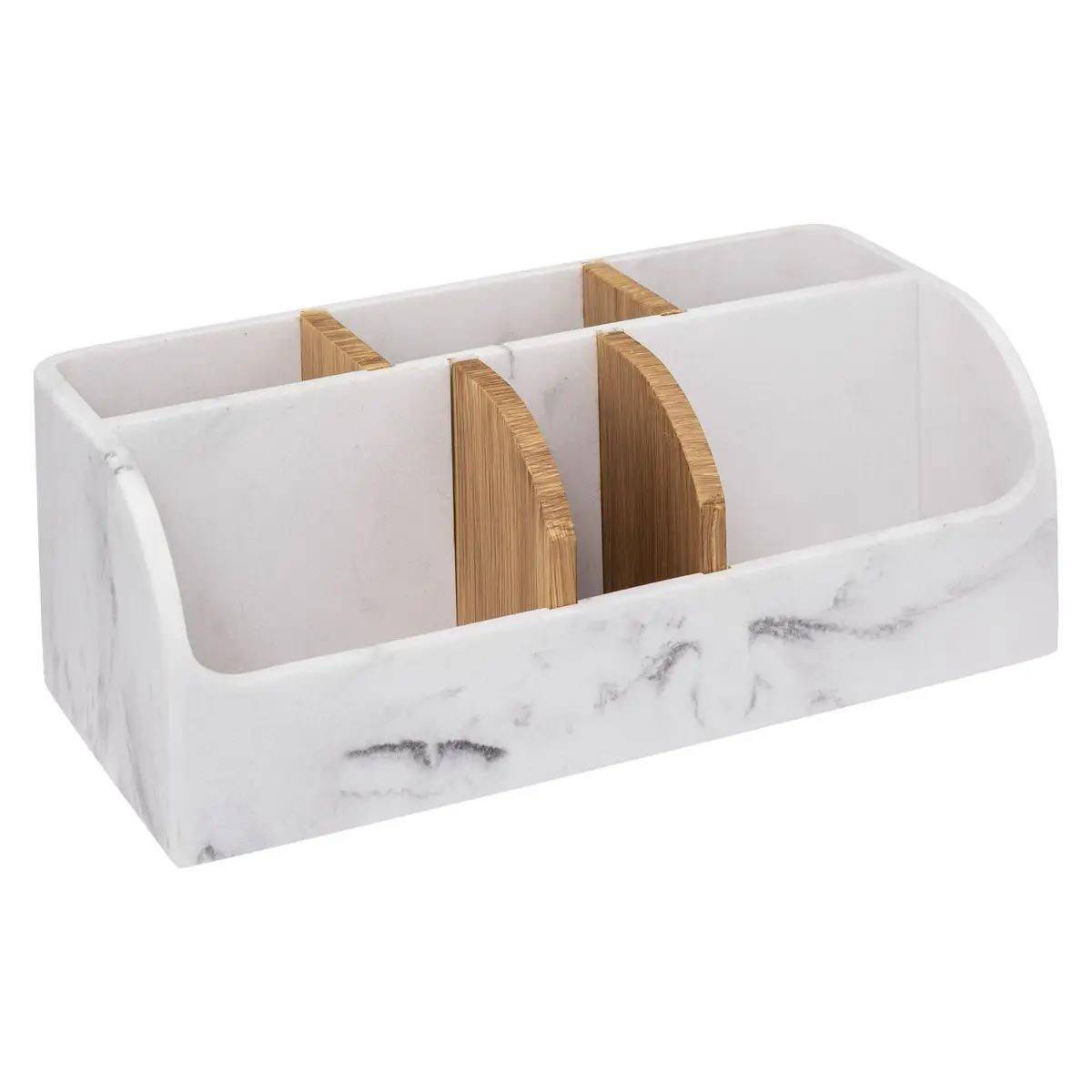 Organiseur 6 Compartiments "Léa" 25cm Blanc