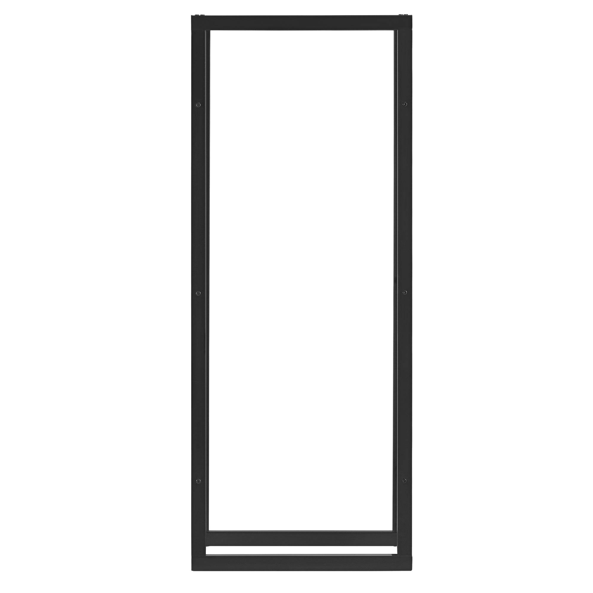 Helloshop26 - Porte-bûches robuste range-bûches solide support pour bois de chauffage rangement efficace pour intérieur extérieur acier laqué 60 x 150 x 25 cm noir - Image 2