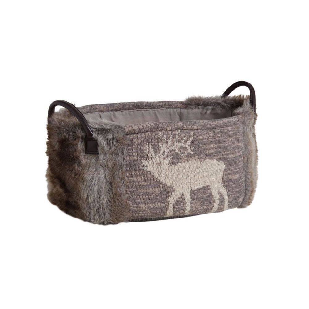 Aubry Gaspard - Corbeille de rangement ovale motif cerf (Lot de 3) - Image 2