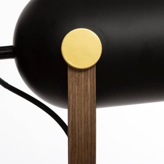 Lampadaire Trépied Design "Bil" 45cm Noir - Image 2