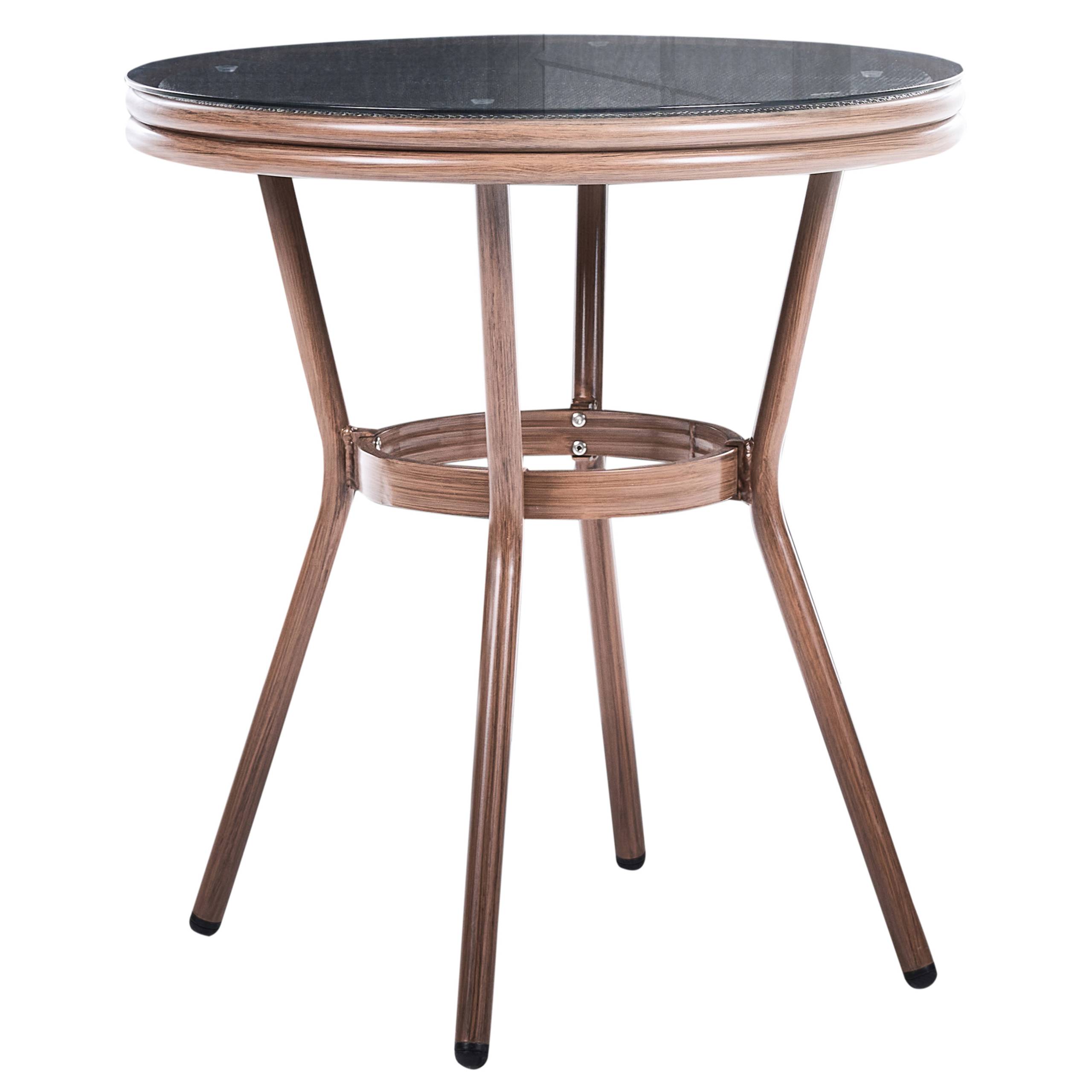 Beliani - Table bistrot Polyrotin Gris RIFREDDO - Beliani - Image 2
