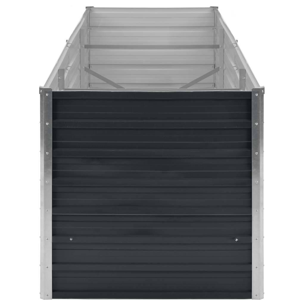 ComfortXL - Grand bac potager Acier Galvanisé rectangulaire Anthracite 240x80x77 cm – ComfortXL Outdoor Living - Image 5