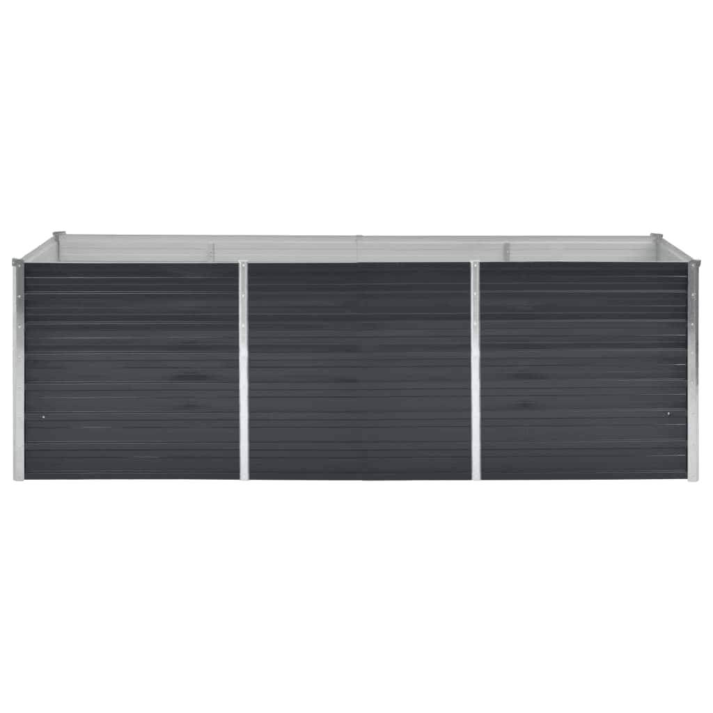 ComfortXL - Grand bac potager Acier Galvanisé rectangulaire Anthracite 240x80x77 cm – ComfortXL Outdoor Living - Image 4