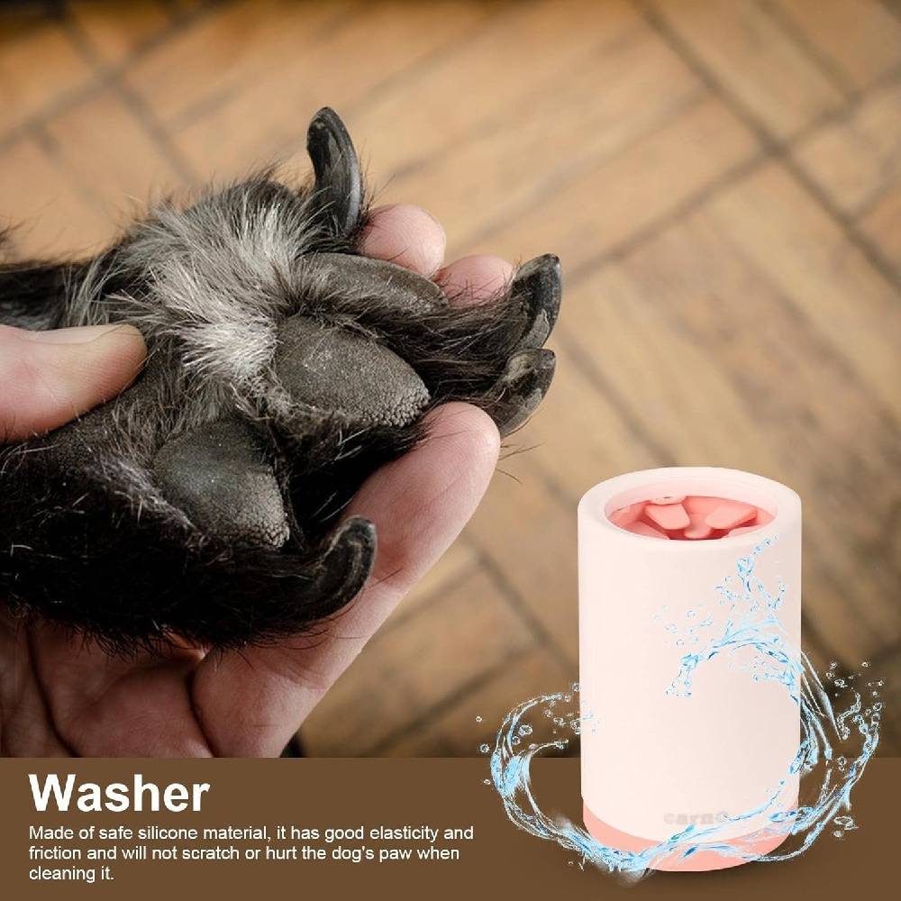 DtopbuyAge - Nettoyeur de Pattes pour Chien/Chat - Tasse Silicone avec Brosse Amovible - Portable et Réutilisable  DtopbuyAge - Image 3