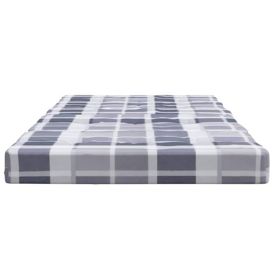 Coussin Bain de soleil | Coussins de chaise longue lot de 2 gris motif à carreaux Maison Chic - Image 7