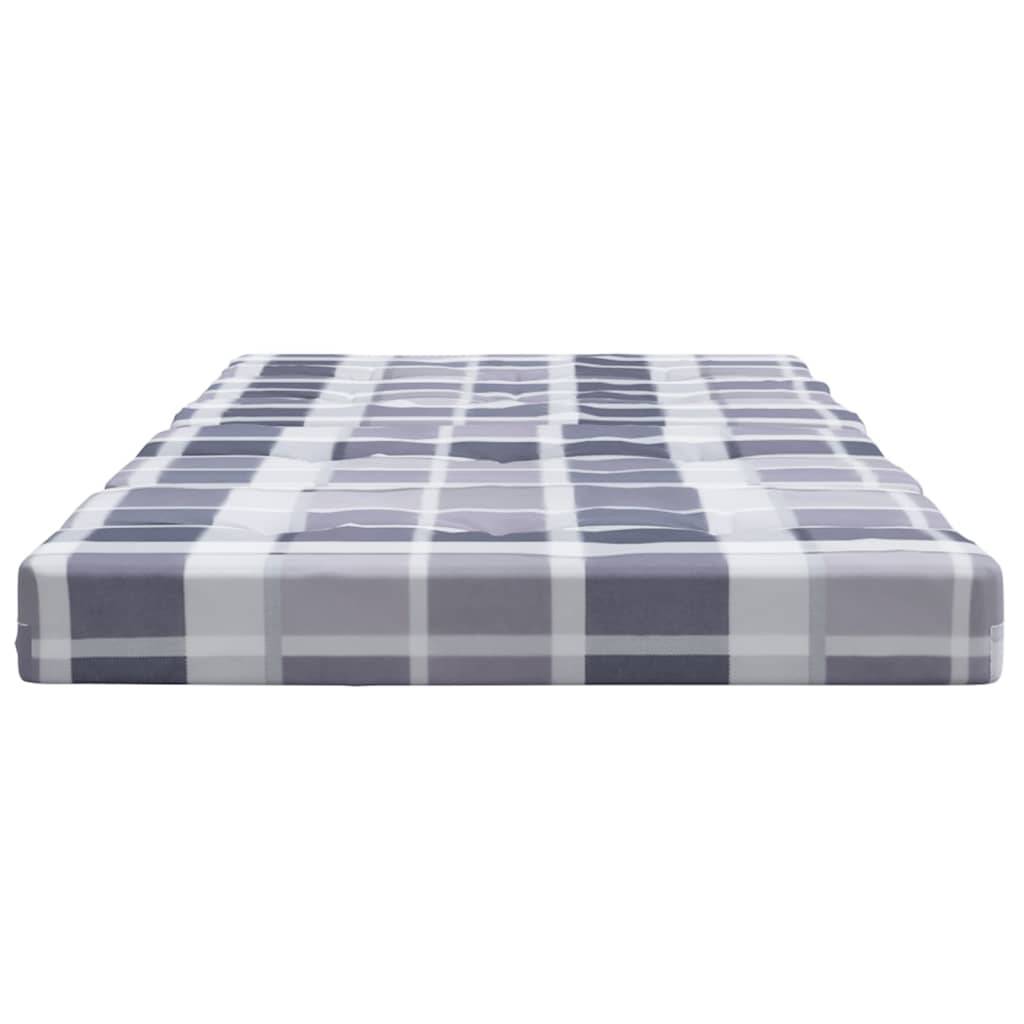 Coussin Bain de soleil | Coussins de chaise longue lot de 2 gris motif à carreaux Maison Chic - Image 7