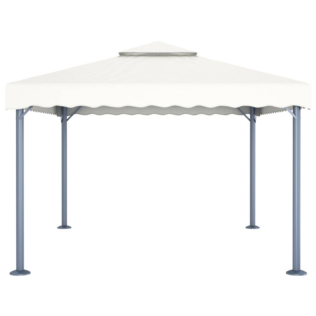 ComfortXL - Tonnelle de Réception Aluminium Double Toit Toile Oxford pour Événement Crème 4x3 m – ComfortXL Outdoor Living - Image 3