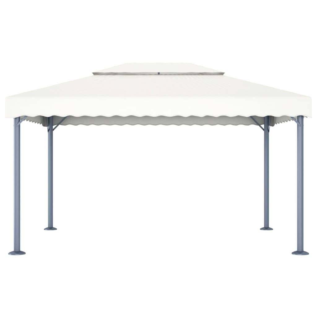 ComfortXL - Tonnelle de Réception Aluminium Double Toit Toile Oxford pour Événement Crème 4x3 m – ComfortXL Outdoor Living - Image 2