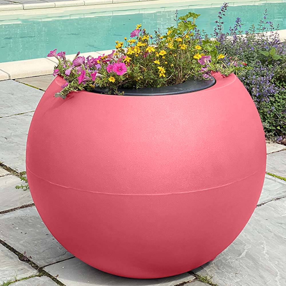 Plast'Up Rotomoulage - Pots de fleurs sphérique xxl speranza 325l-lot de 2 - Image 2