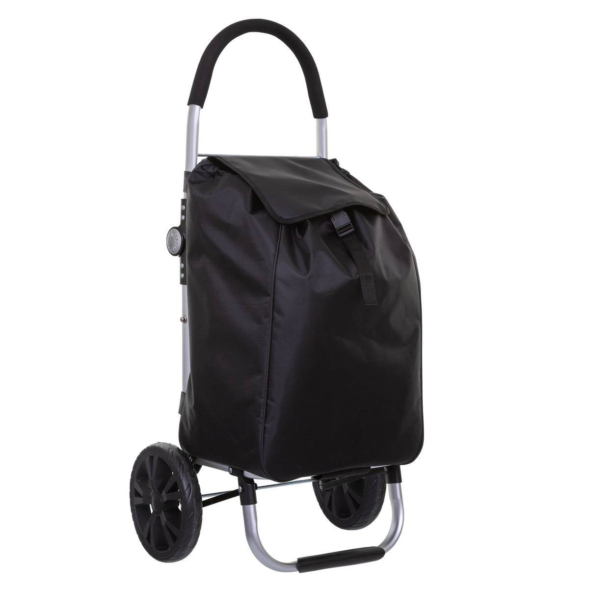 Chariot de course pliable 2 roues "Modern Color" noir - 5five - Image 1