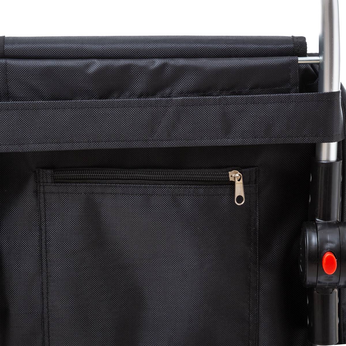 Chariot de course pliable 2 roues "Modern Color" noir - 5five - Image 4