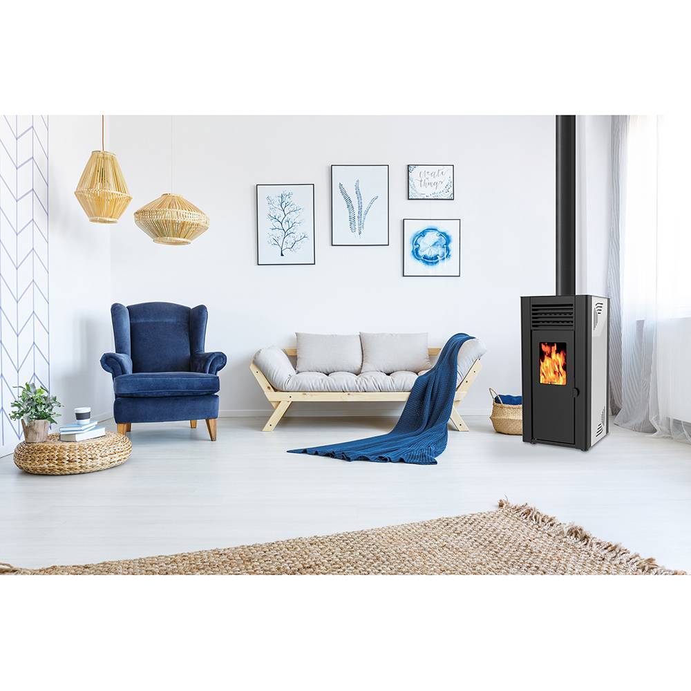 Supra - Poêle à granulés de bois 10kw blanc ORPHEE 10 BLANC Supra - Image 3
