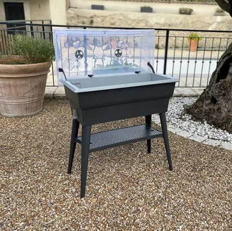Mv Industries - Jardinière Calipso combi 40 litres, Couleur Vert Olive/Vert Amande - Image 4