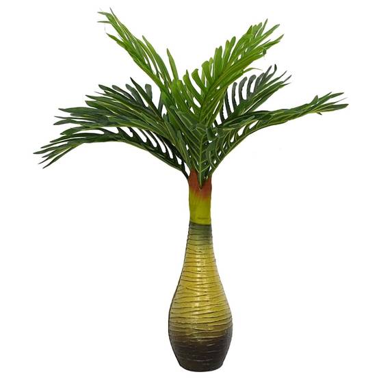 Palmier artificiel PEVA vert 70 cm - PANGIVO - Image 1