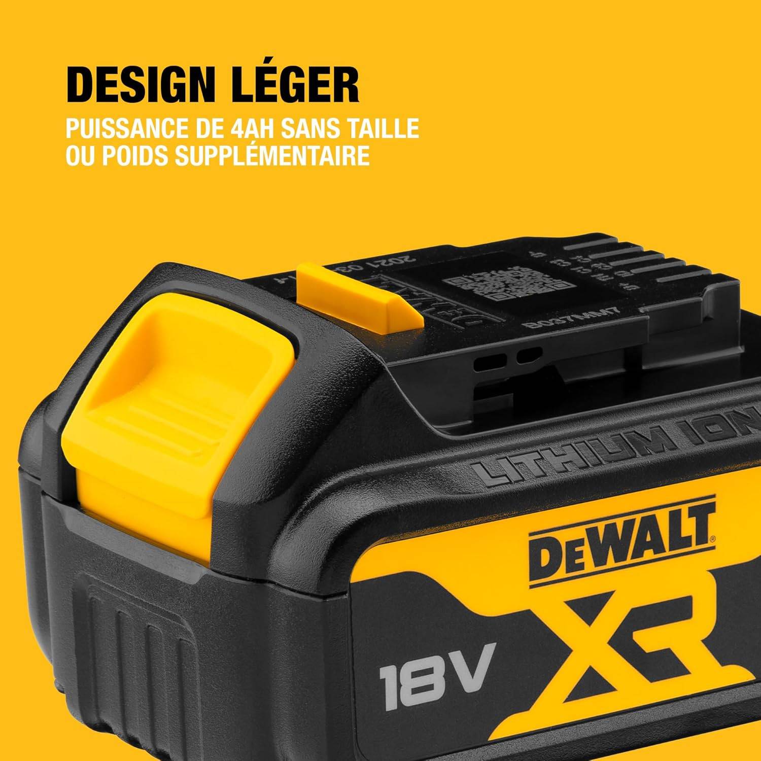 Batterie XR 18V 4 Ah Li-Ion - DEWALT - DCB182-XJ - Image 7