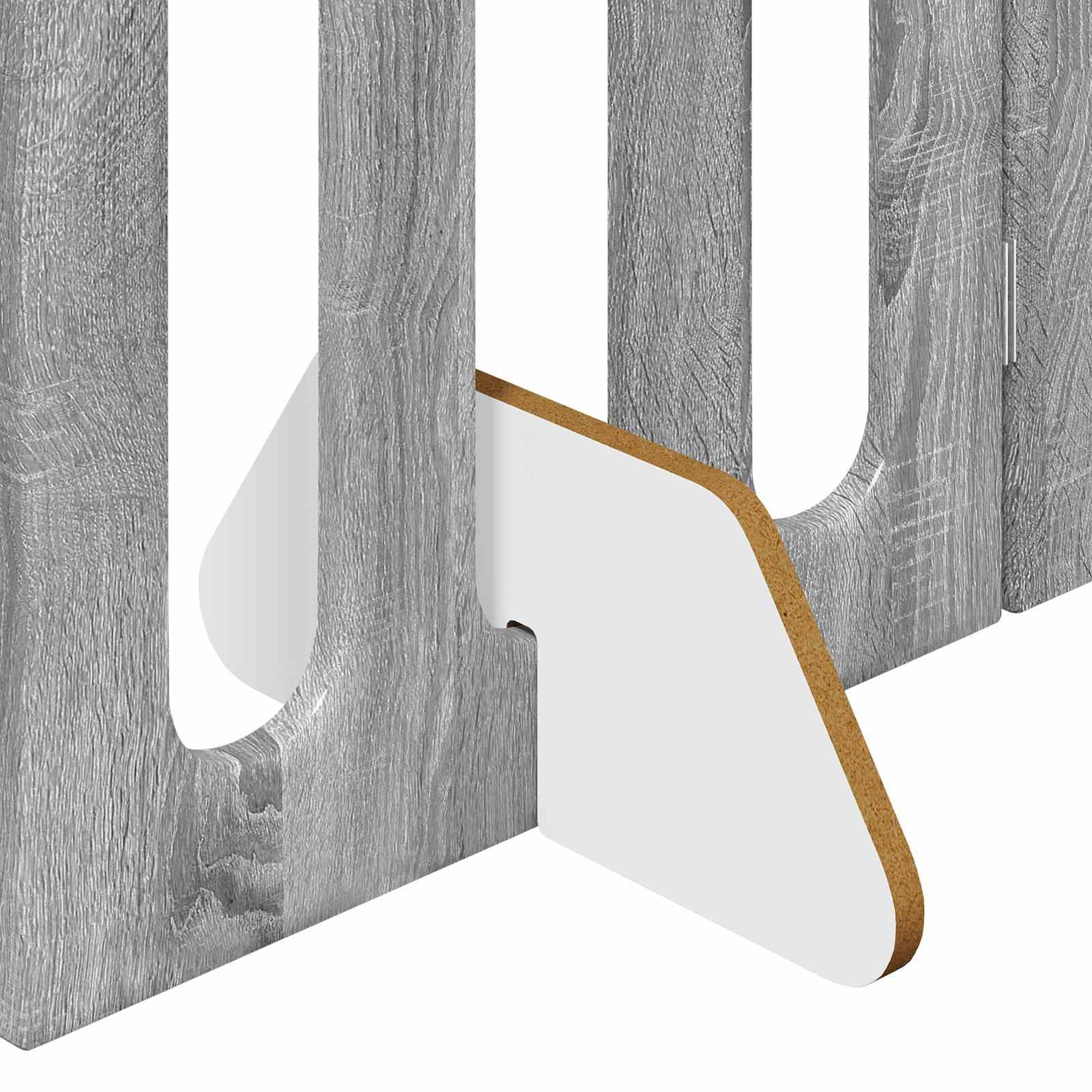 PANGIVO - Clôture pour animaux bois d'ingénierie gris sonoma 100.5 x 38 x 90 cm - PANGIVO - Image 6
