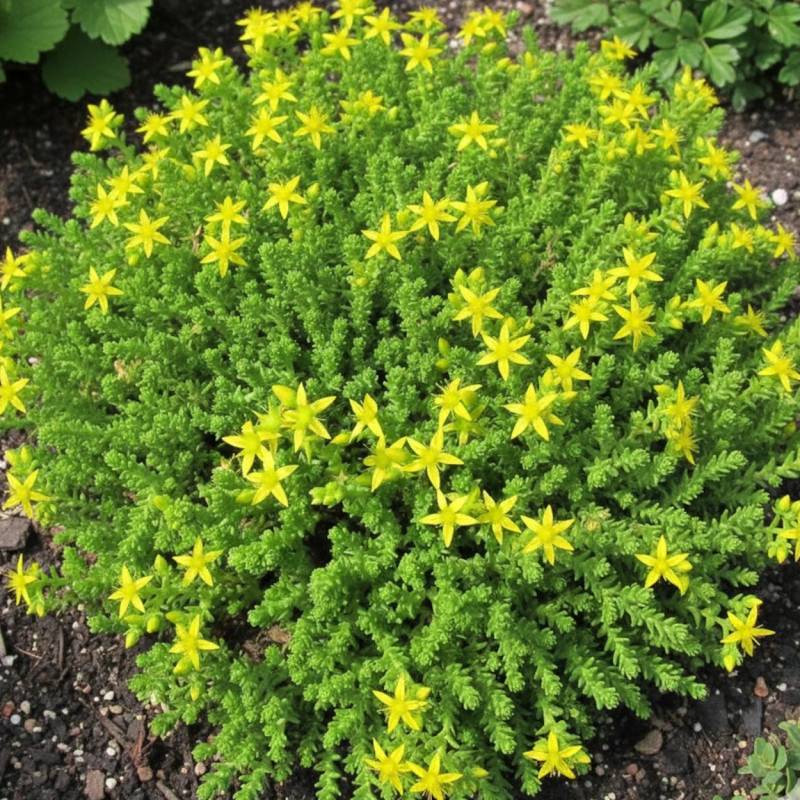 Orpin âcre, Poivre des murailles, Sedum à fleurs Jaune/ - feuillage Persistant - Godet - 5/20 cm - Image 2