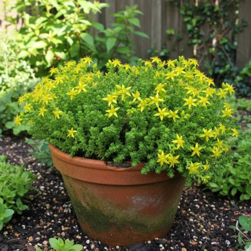 Orpin âcre, Poivre des murailles, Sedum à fleurs Jaune/ - feuillage Persistant - Godet - 5/20 cm - Image 4
