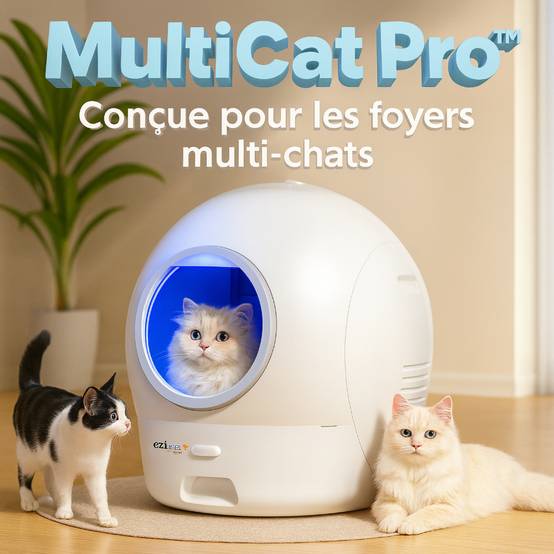 Eziclean - Litière robot autonettoyante connectée EZICLEAN® CATBOT K10i "PureSense Edition" - Image 2