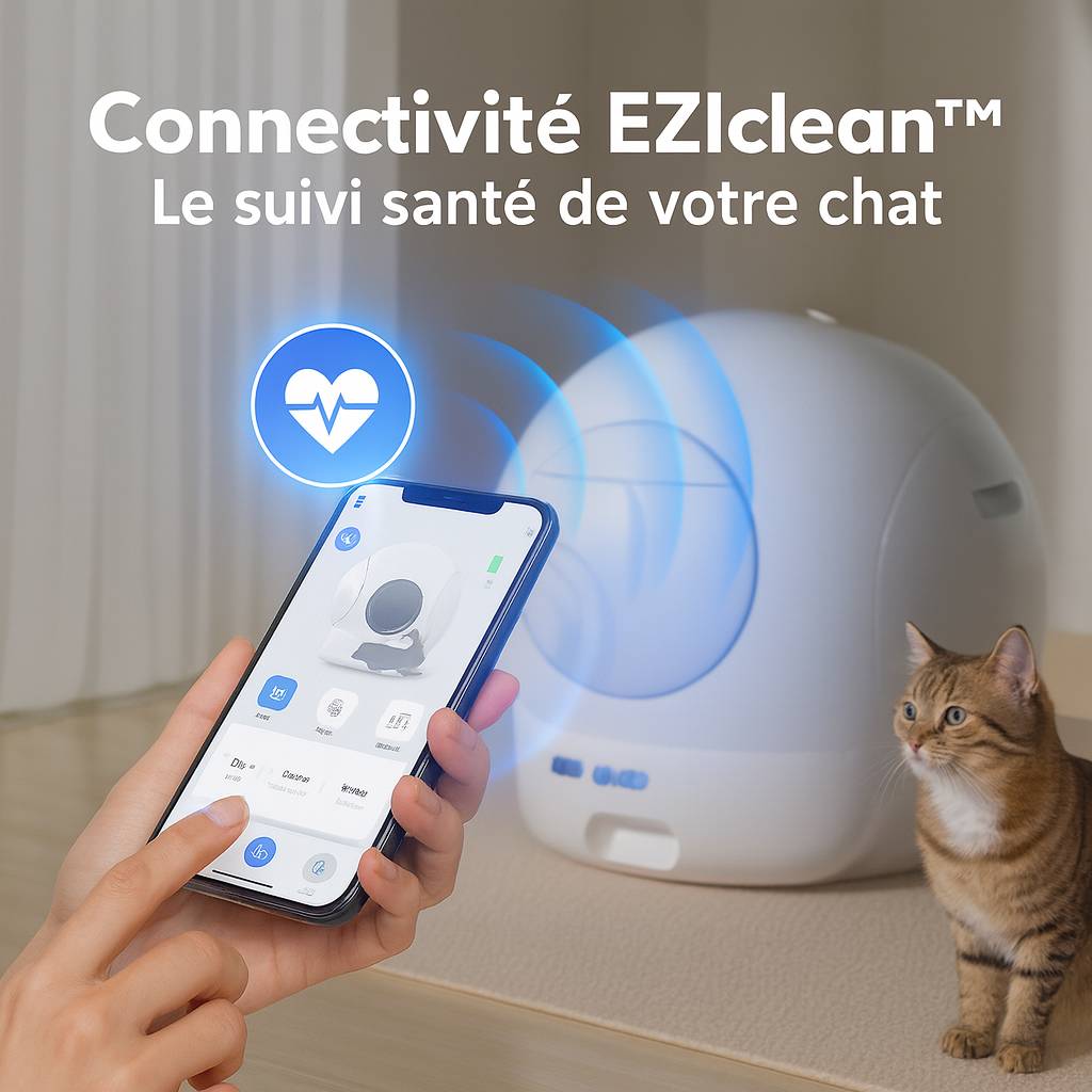 Eziclean - Litière robot autonettoyante connectée EZICLEAN® CATBOT K10i "PureSense Edition" - Image 5