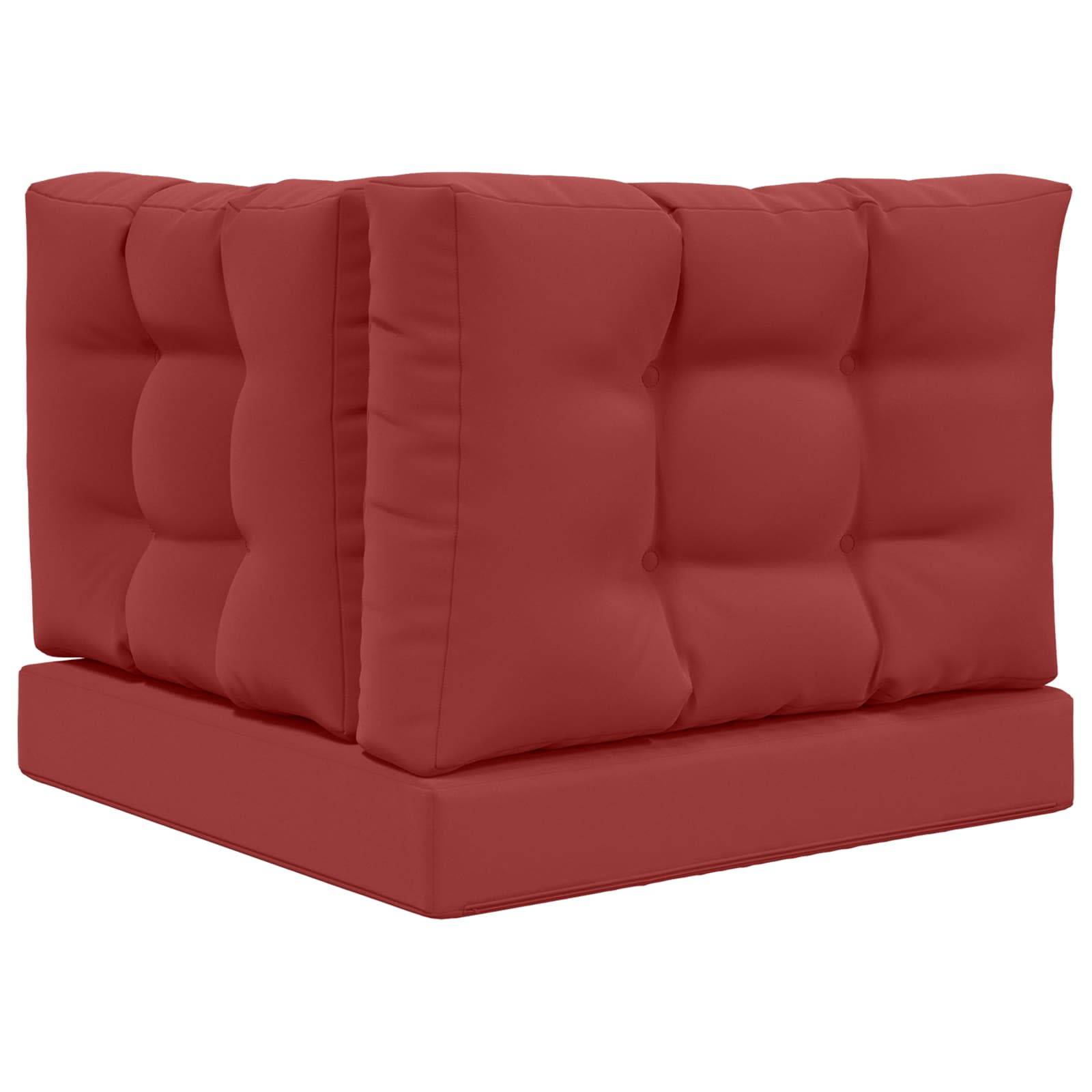 PANGIVO - Coussins de canapé extérieur polyester bordeaux 60 x 60 x 8 cm, poids:3.74kg - PANGIVO - Image 7