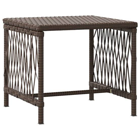Transat | Bain de soleil | Chaise longue avec coussin 3 pcs Marron et crème blanche polyrotin - Image 6