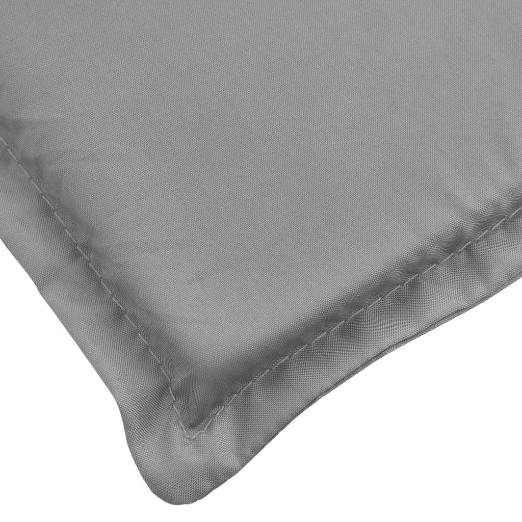 Coussin Bain de soleil | Coussin de chaise longue gris 200x70x3 cm tissu oxford Maison Chic - Image 7