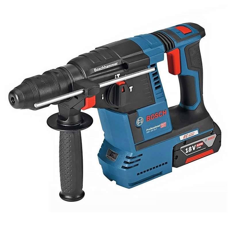 Bosch - Pack 5 outils sans fil 18V - Perceuse à percussion - Meuleuse d'angle - Marteau perforateur - Scie sabre - Lampe - BOSCH - avec 2 batteries 18v 8.0Ah - Image 2