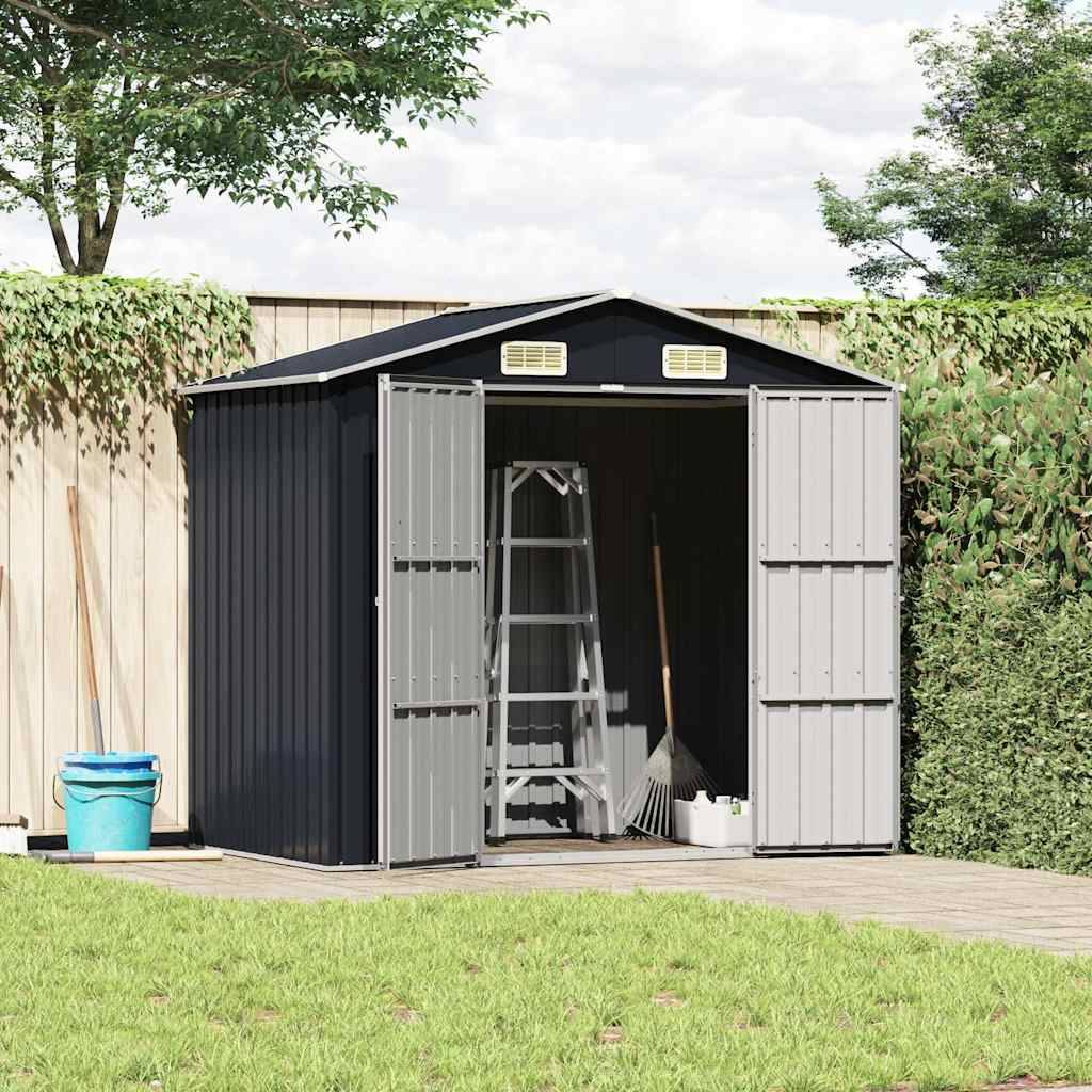 Vidaxl - Abri de jardin Anthracite 205x129x183 cm Acier galvanisé 2.6m² vidaXL 46299 - Image 2