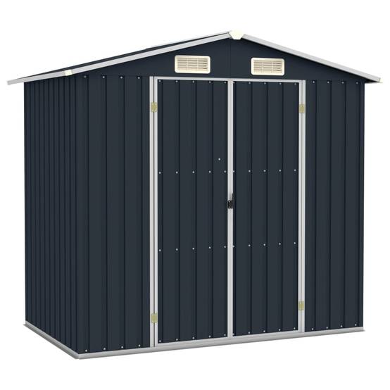 Vidaxl - Abri de jardin Anthracite 205x129x183 cm Acier galvanisé vidaXL 46299 - Image 1