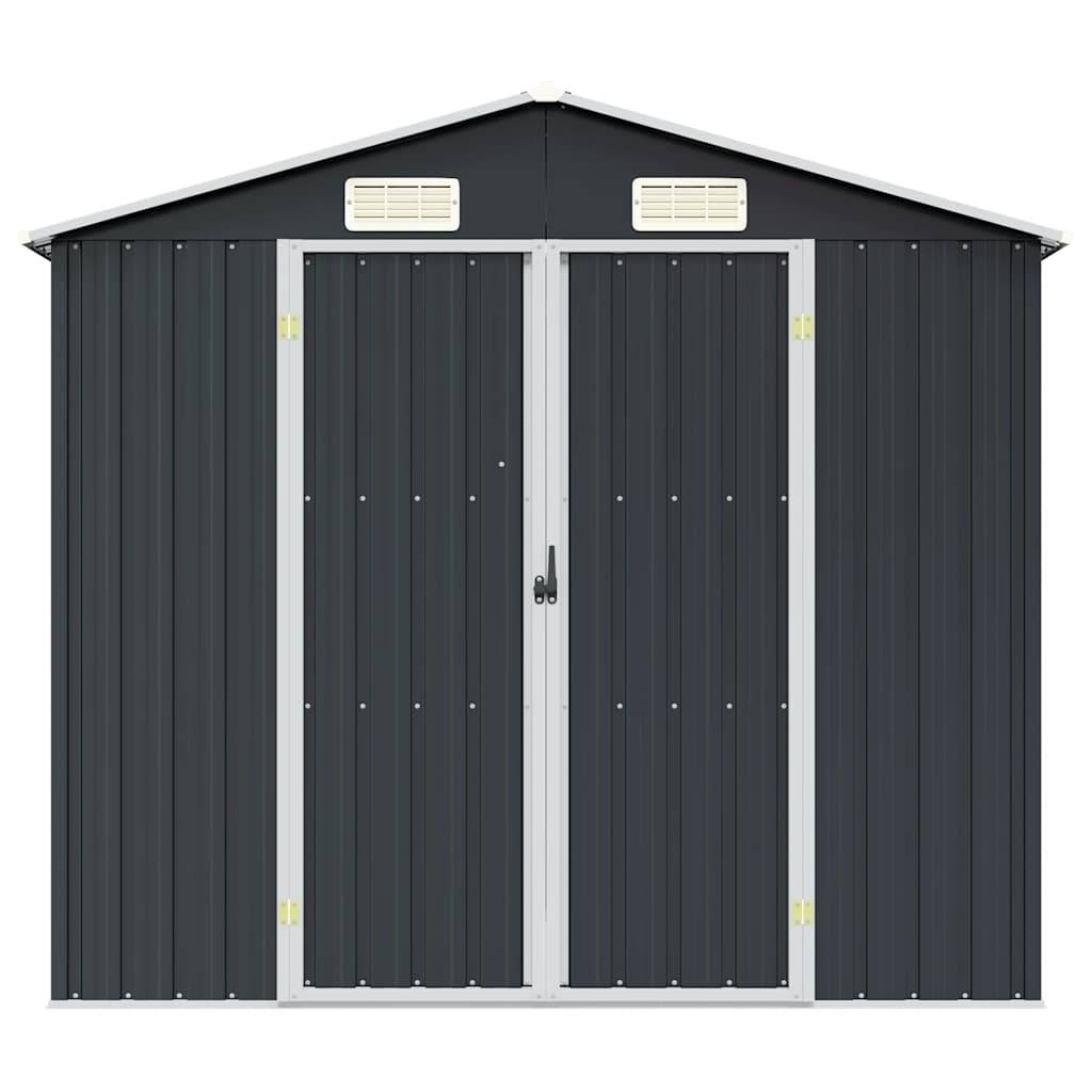 Vidaxl - Abri de jardin Anthracite 205x129x183 cm Acier galvanisé vidaXL 46299 - Image 10
