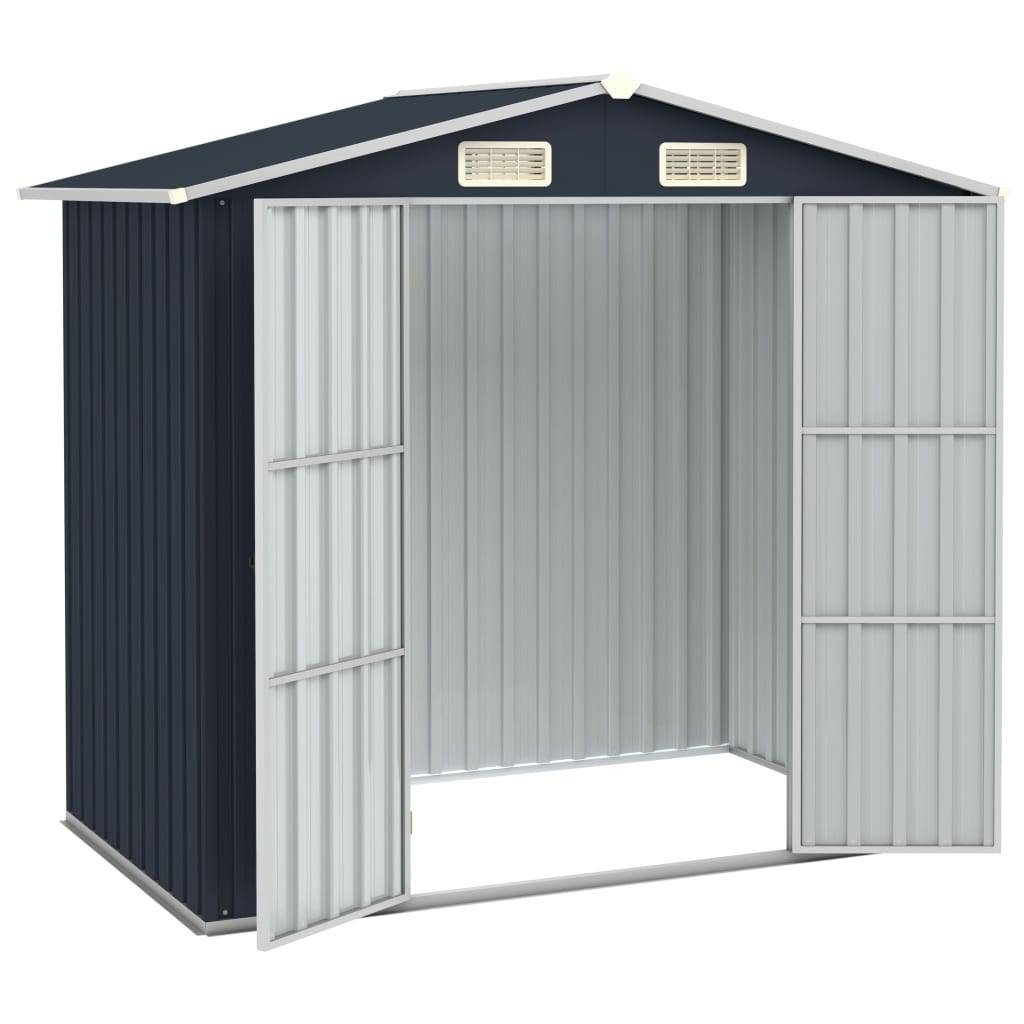 Vidaxl - Abri de jardin Anthracite 205x129x183 cm Acier galvanisé vidaXL 46299 - Image 2