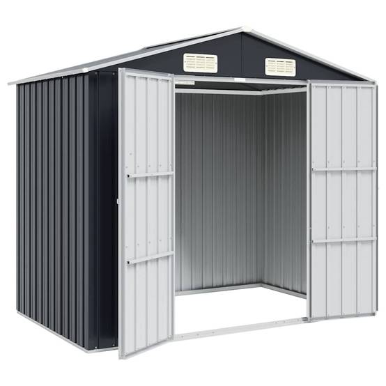 Vidaxl - Abri de jardin Anthracite 205x129x183 cm Acier galvanisé vidaXL 46299 - Image 9