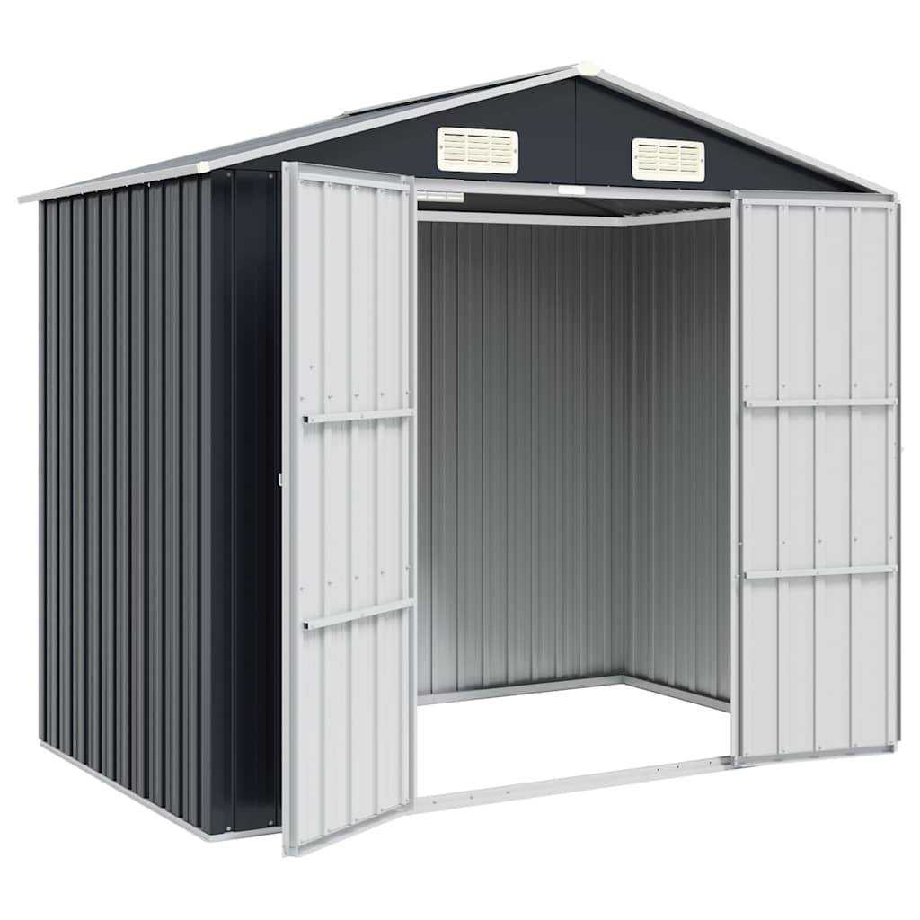 Vidaxl - Abri de jardin Anthracite 205x129x183 cm Acier galvanisé vidaXL 46299 - Image 9