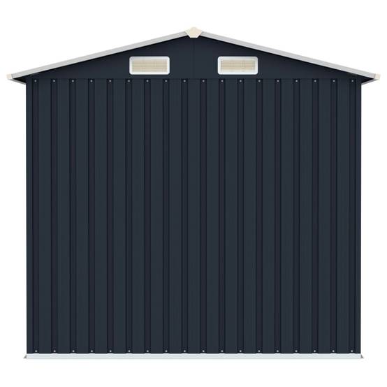 Vidaxl - Abri de jardin Anthracite 205x129x183 cm Acier galvanisé vidaXL 46299 - Image 6