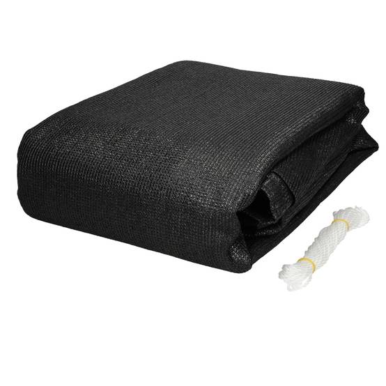 Voile d'ombrage protection UV solaire toile parasol traigulaire 3,6 m anthracite - Image 2