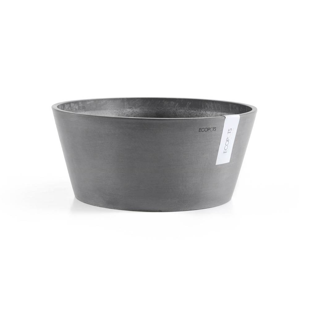 Ecopots - Pot Rond Frankfurt 30 Gris - Ø 30,5 x H. 15 cm - 8 L ECOPOTS - Image 4