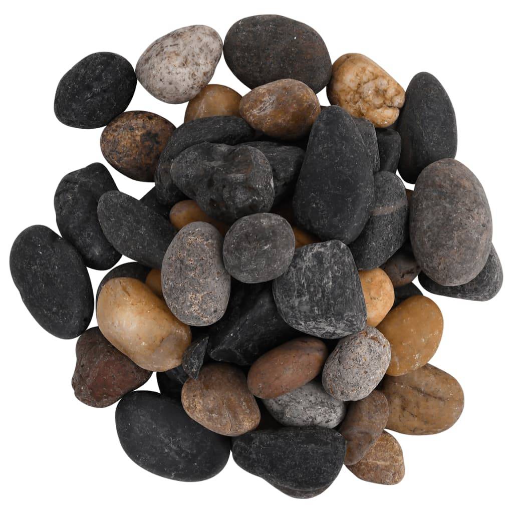 Gros Galets Décoratifs Multicolores pour Jardin Paillage Déco Bassin 5-8 cm 10 kg - ComfortXL Outdoor Living - Image 3